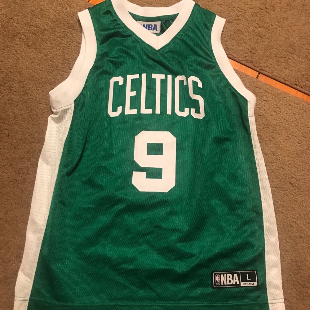 Boston Celtics Rajon Rondo green jersey